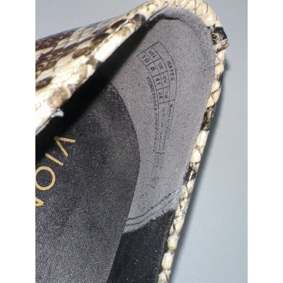 Vionic Hayes Snake Embossed Loafers Slip-On Flats Metallic V Ivory Multi Size 8 - Picture 9 of 10